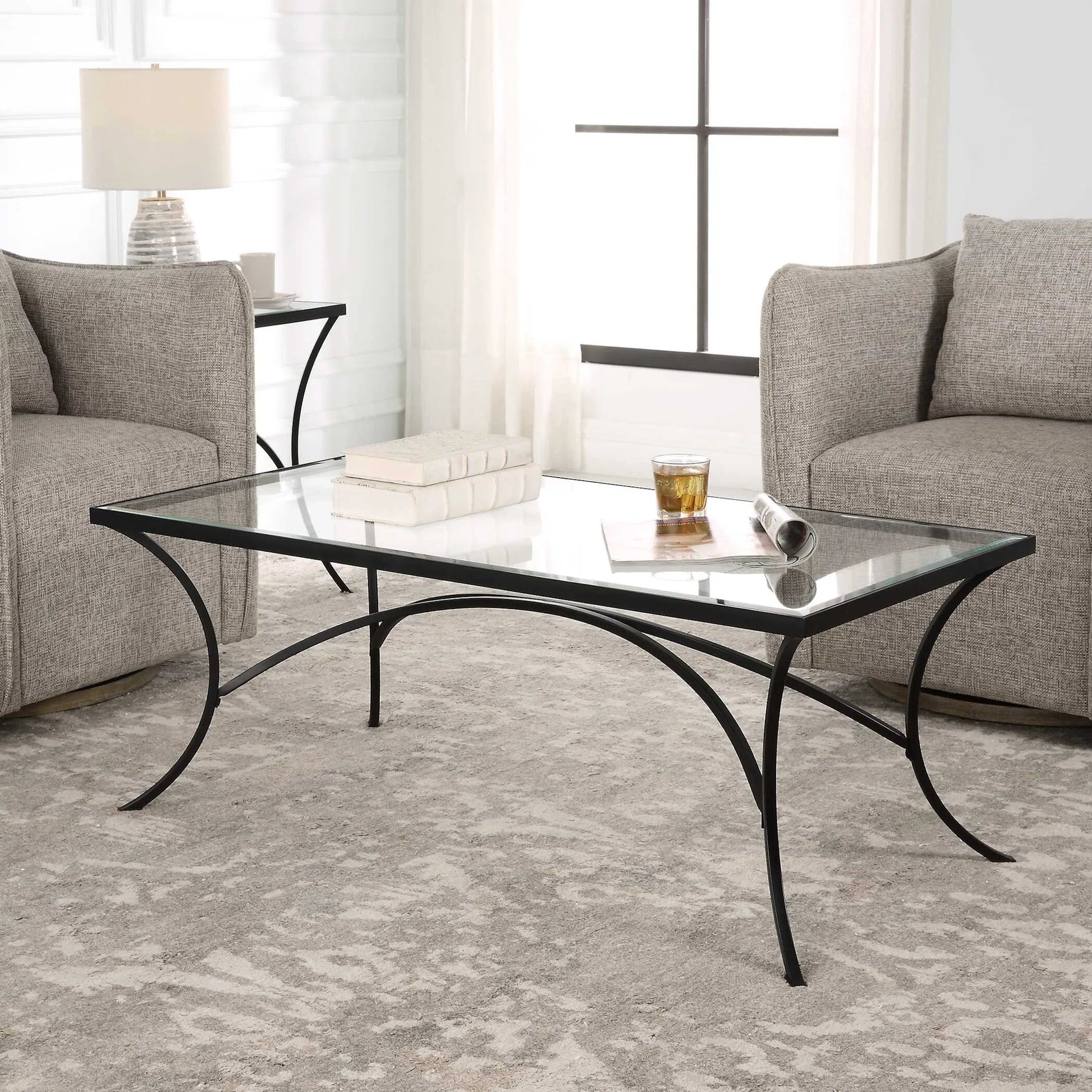 Alayna Coffee Table by Uttermost. Made from unique in a modern style.
