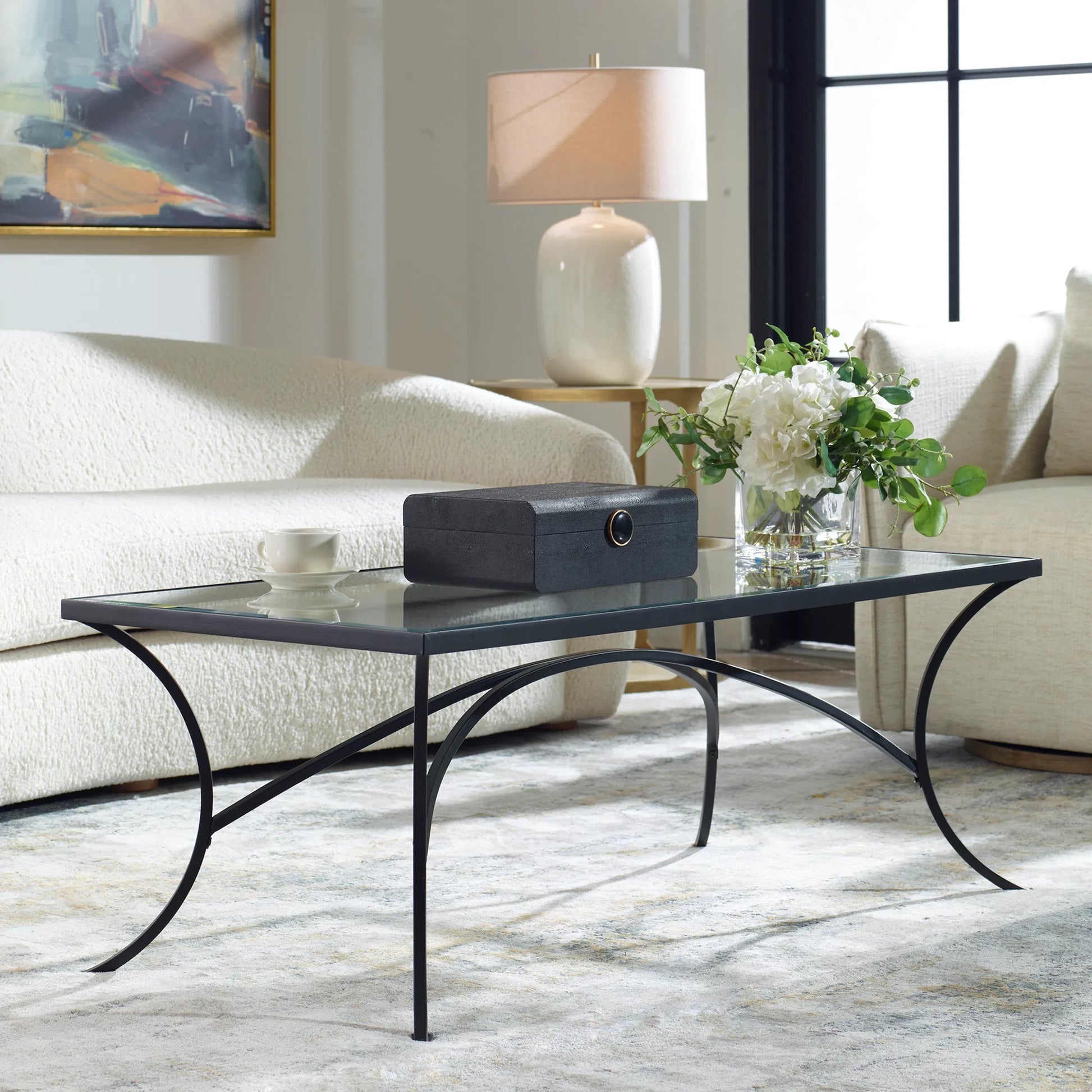 Alayna Coffee Table by Uttermost. Made from unique in a modern style.