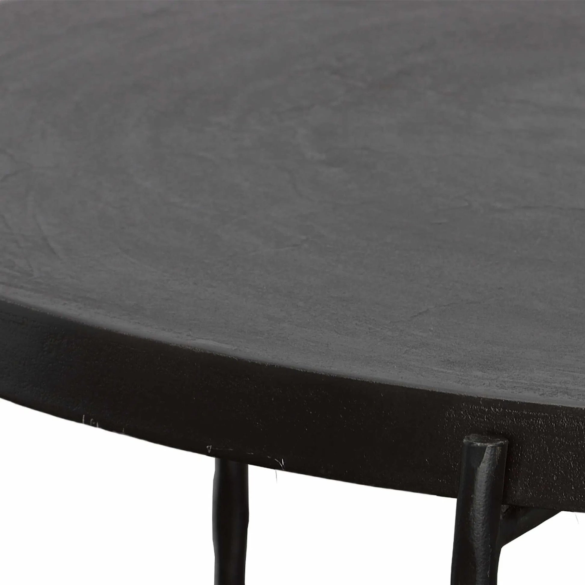 Trellick Coffee Table by Uttermost in black. Made from aluminum, iron in a modern style.