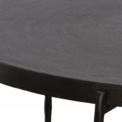 Trellick Coffee Table by Uttermost in black. Made from aluminum, iron in a modern style.