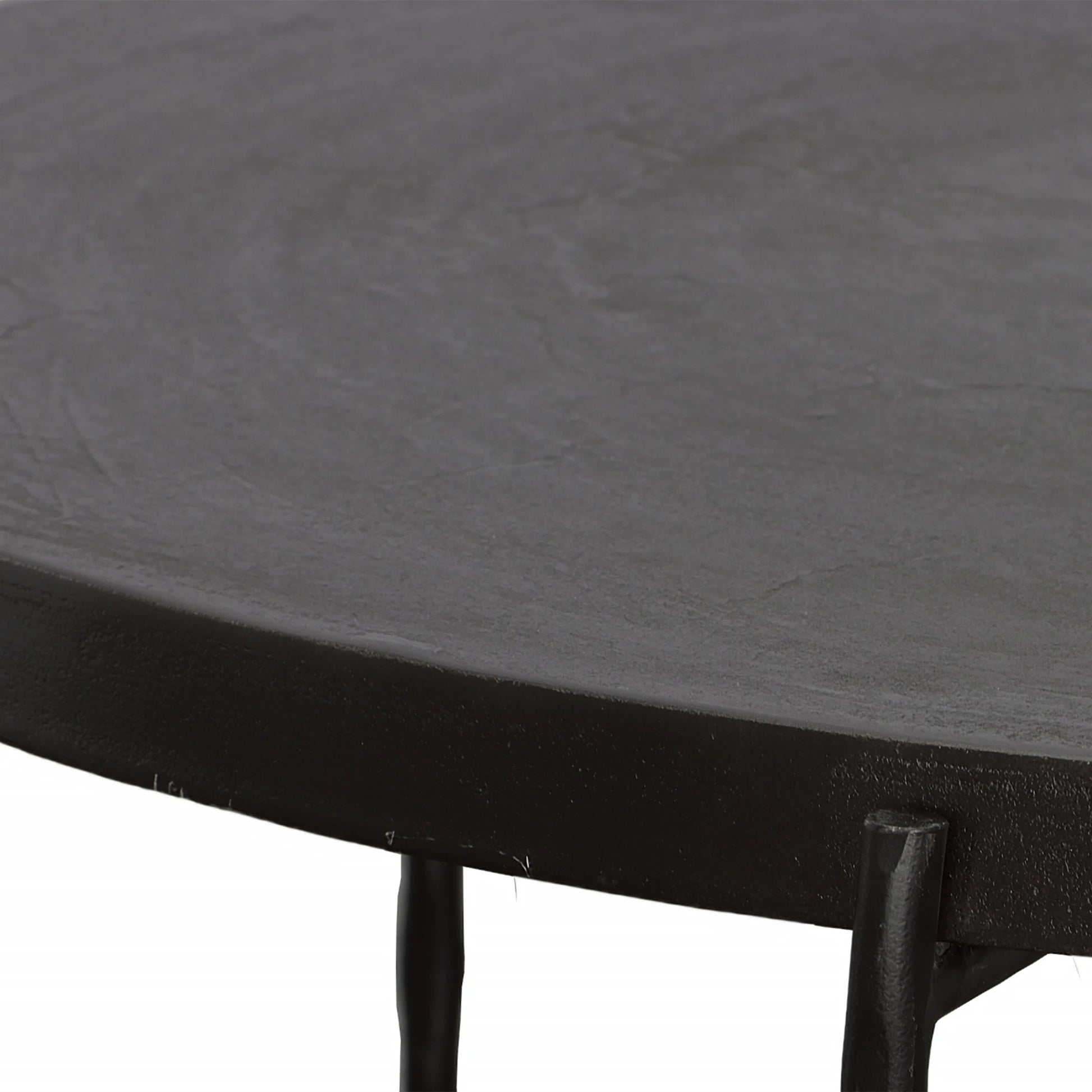 Trellick Coffee Table by Uttermost in black. Made from aluminum, iron in a modern style.