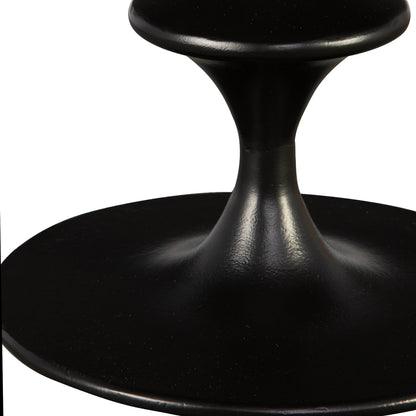 Flight Textured Accent Table by Uttermost in black. Made from aluminum in a modern style.