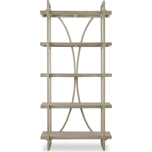 Sway Etagere by Uttermost in silver. Made from java mix wood with title tsca vi, veneer, metal in a modern style.