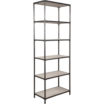 Baldwin Industrial Etagere by Uttermost in iron. Made from wood, iron in a modern style.