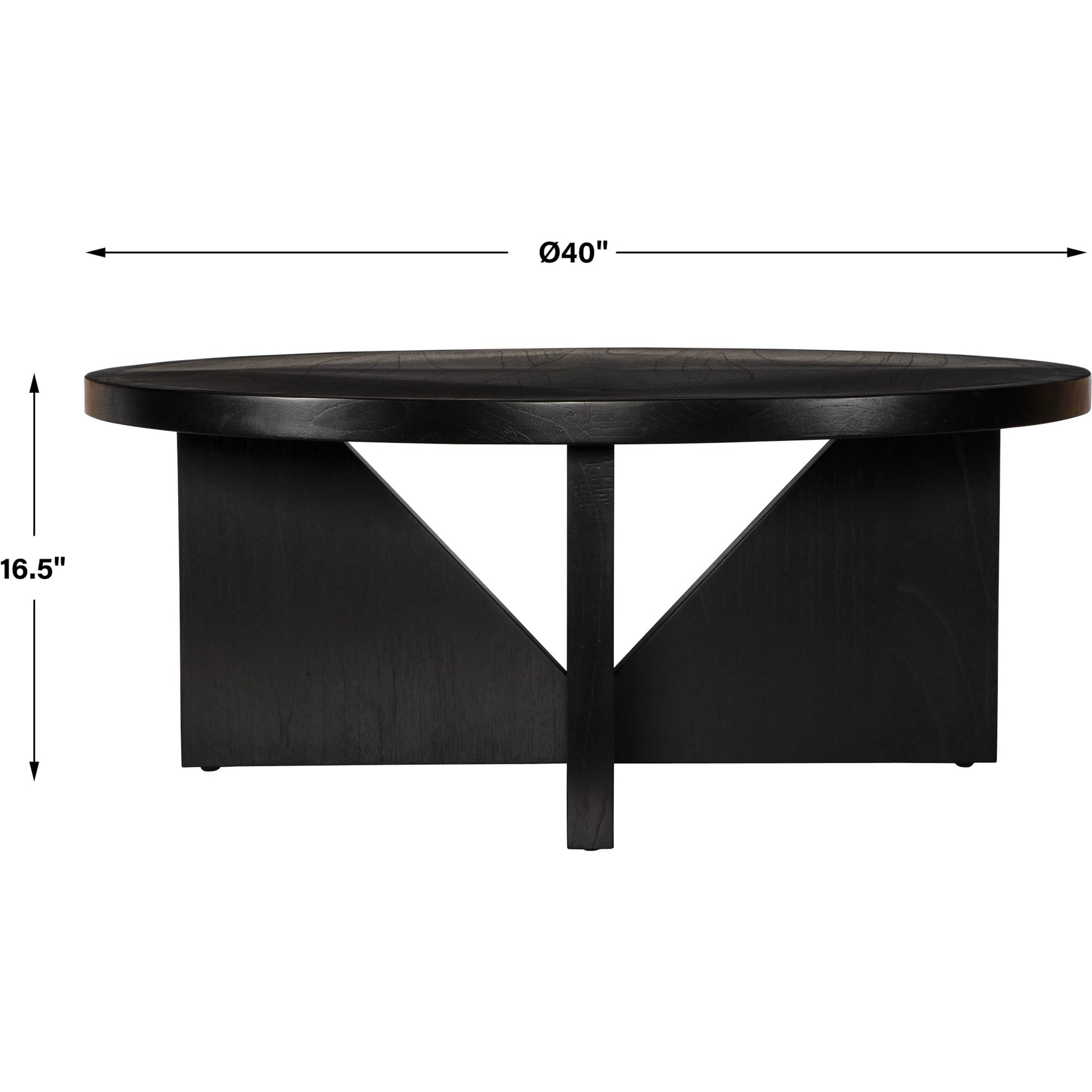 Nadette Coffee Table by Uttermost in dark espresso. Made from mindi wood with mdf, veneer in a modern style.