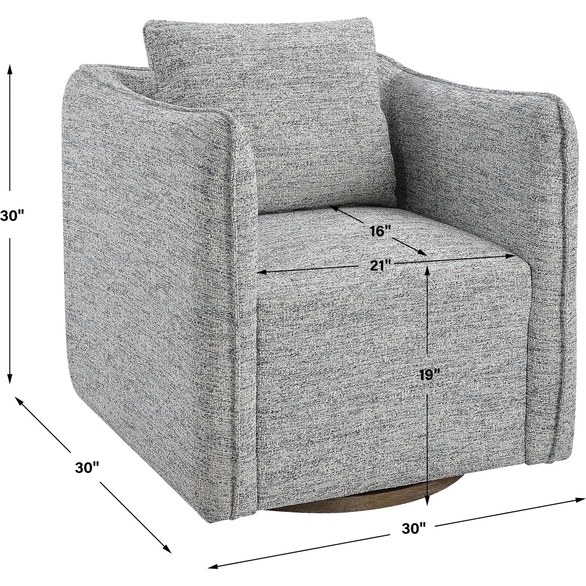 Corben Swivel Chair by Uttermost. Made from unique in a modern style.