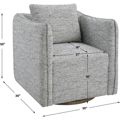 Corben Swivel Chair by Uttermost. Made from unique in a modern style.