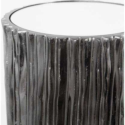 Echo Modern Drink Table by Uttermost in dark. Made from resin, iron, mirror, mdf in a modern style.