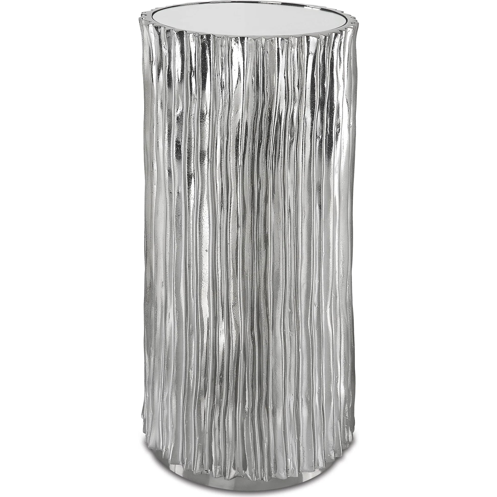 Echo Modern Drink Table by Uttermost in dark. Made from resin, iron, mirror, mdf in a modern style.