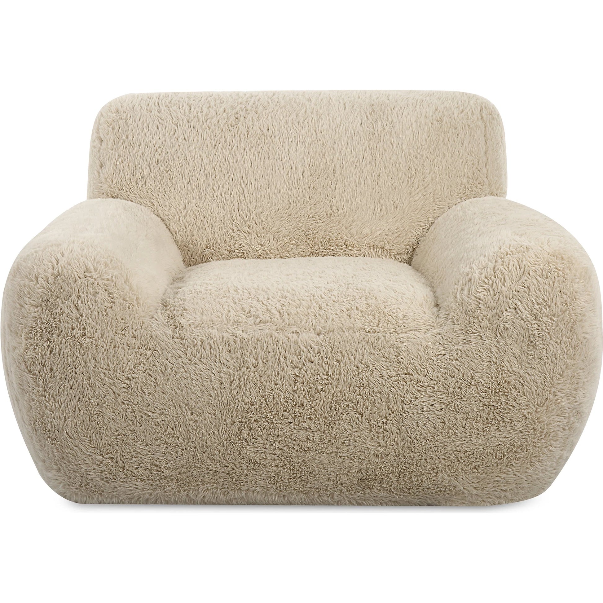 Abide Sheepskin Accent Chair by Uttermost in caramel. Made from fabric, foam, plywood, oak in a modern style.