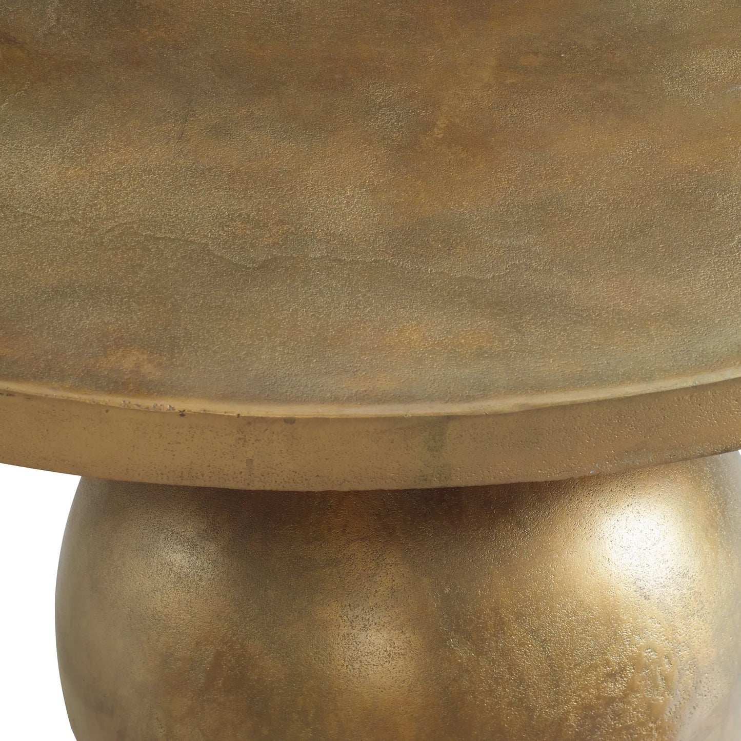 008 SI-2146868 | Lifestyle | Triplet Coffee Table by Uttermost in antique brass. Made from aluminum in a modern style.