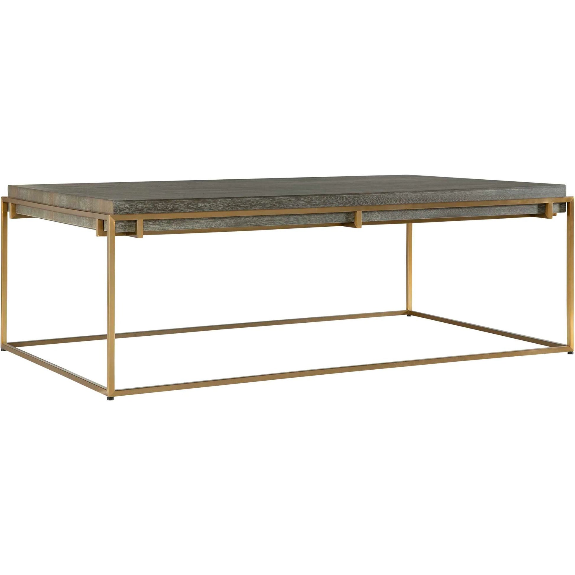 Surround Sark Coffee Table by Uttermost in dark walnut. Made from stainless steel, mdf, acacia veneer in a modern style.