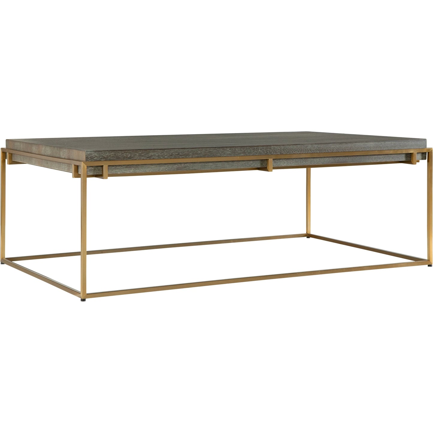 001 SI-2146850 | Primary Silo | Surround Sark Coffee Table by Uttermost in dark walnut. Made from stainless steel, mdf, acacia veneer in a modern style.