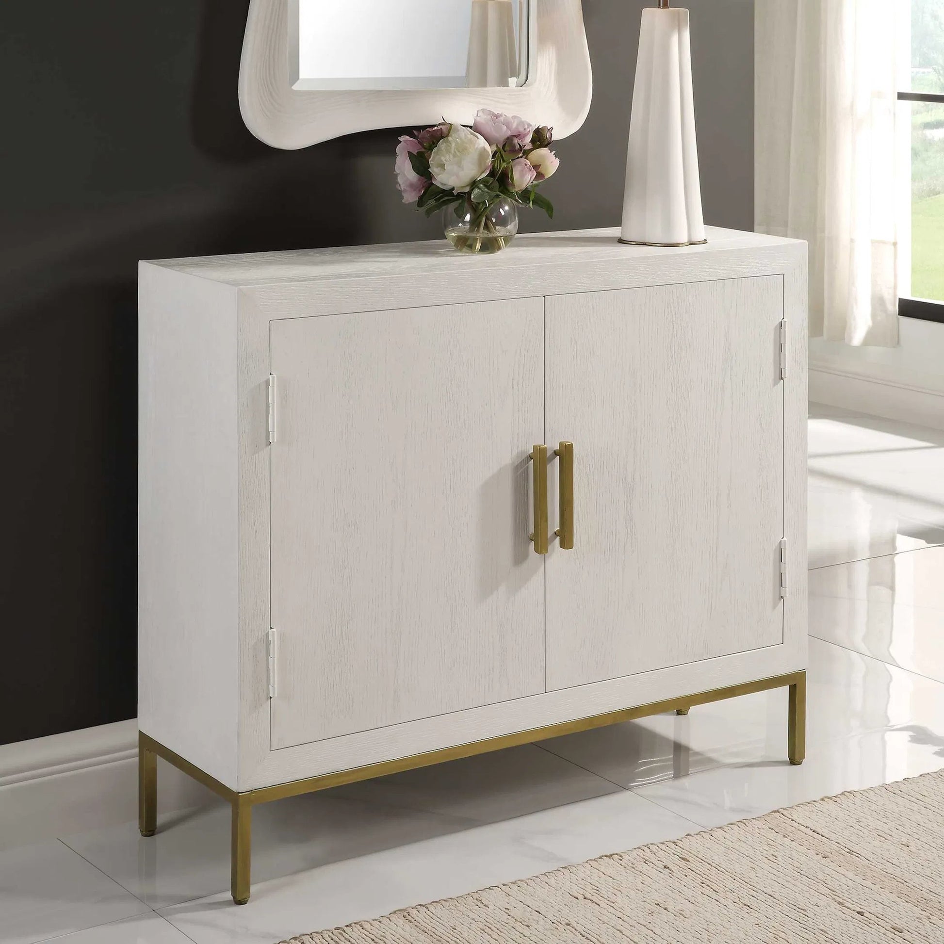 Front Range 2 Door Cabinet by Uttermost. Made from unique in a transitional style.
