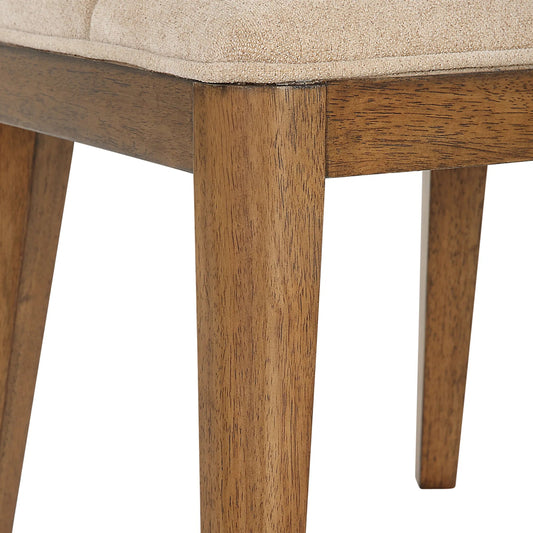 Aspect Mid-Century Dining Chair by Uttermost in wood. Made from rubber wood, plywood, fabric, foam in a unique style.