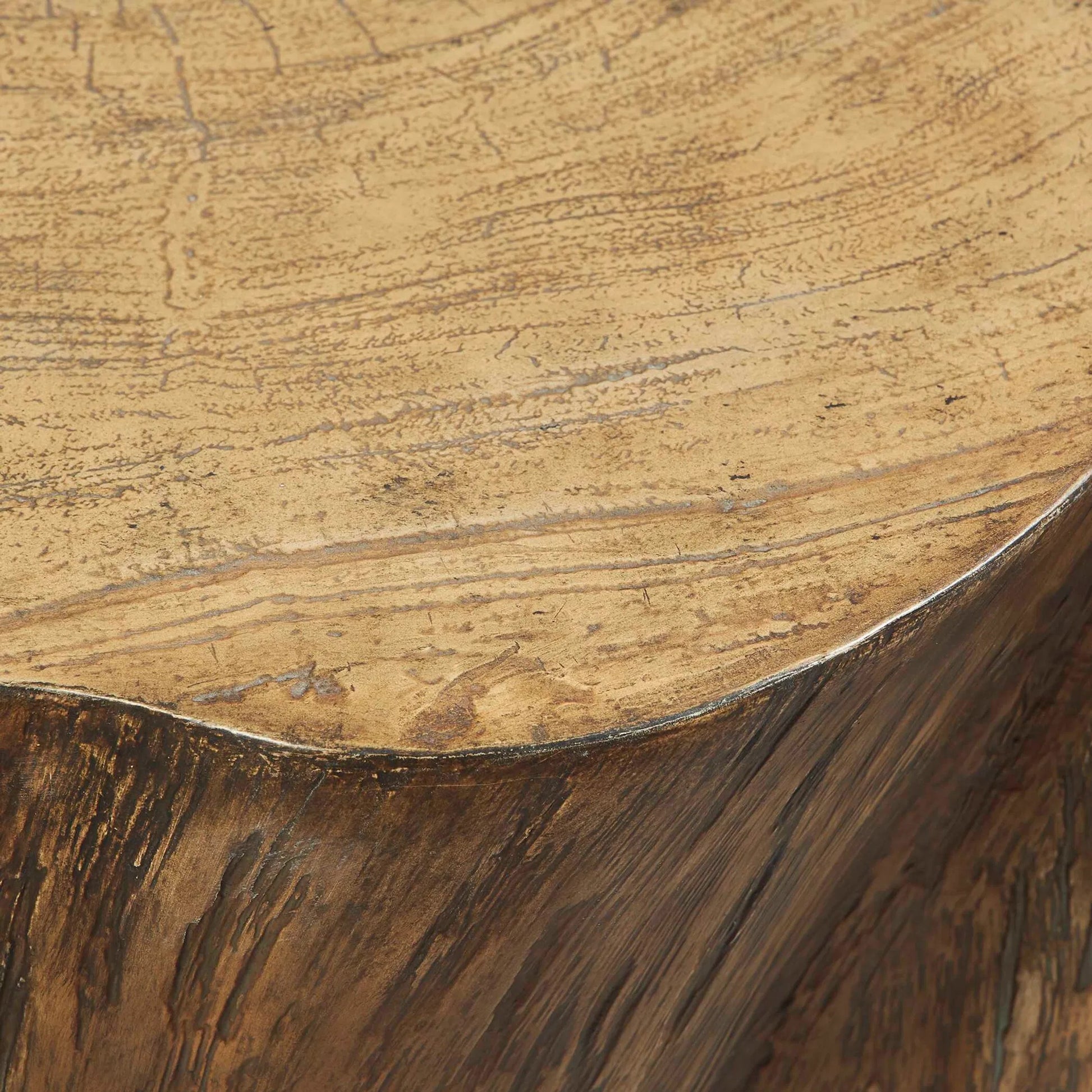 Woods Edge Sierra Coffee Table by Uttermost. Made from fiberglass with mixwood in a unique style.