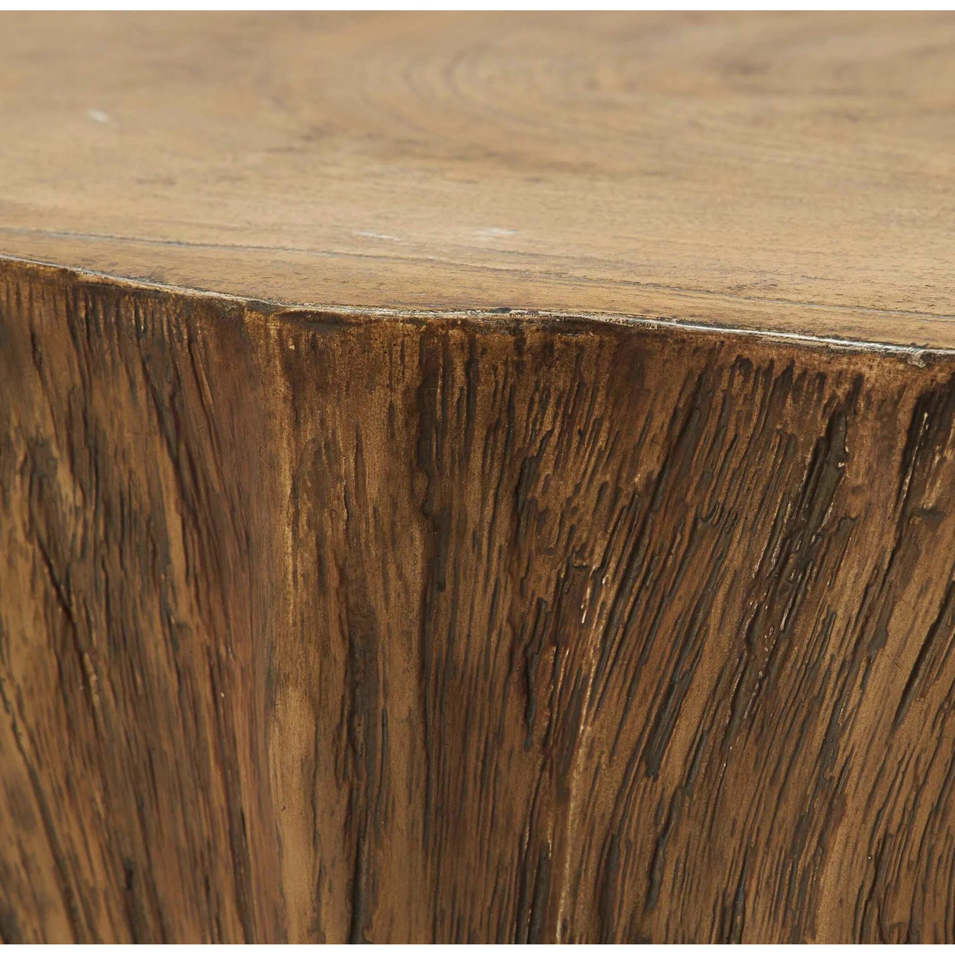 Woods Edge Sierra Coffee Table by Uttermost. Made from fiberglass with mixwood in a unique style.