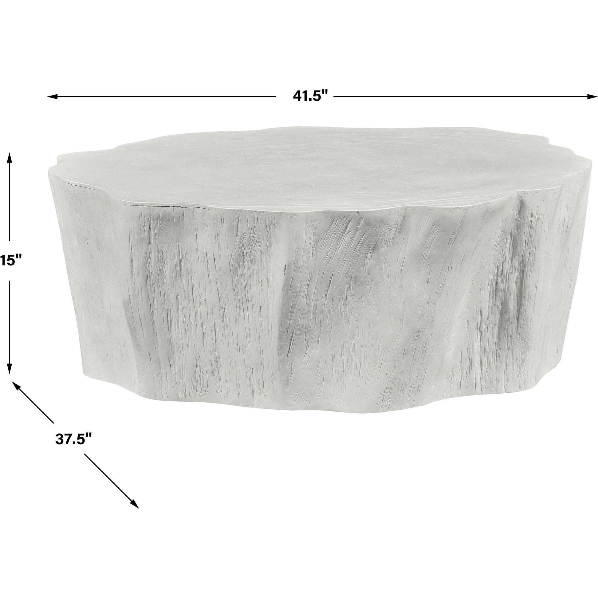 Woods Edge Sierra Coffee Table by Uttermost. Made from fiberglass with mixwood in a unique style.