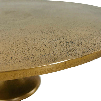 Flight Accent Table by Uttermost in brass. Made from aluminum in a unique style.
