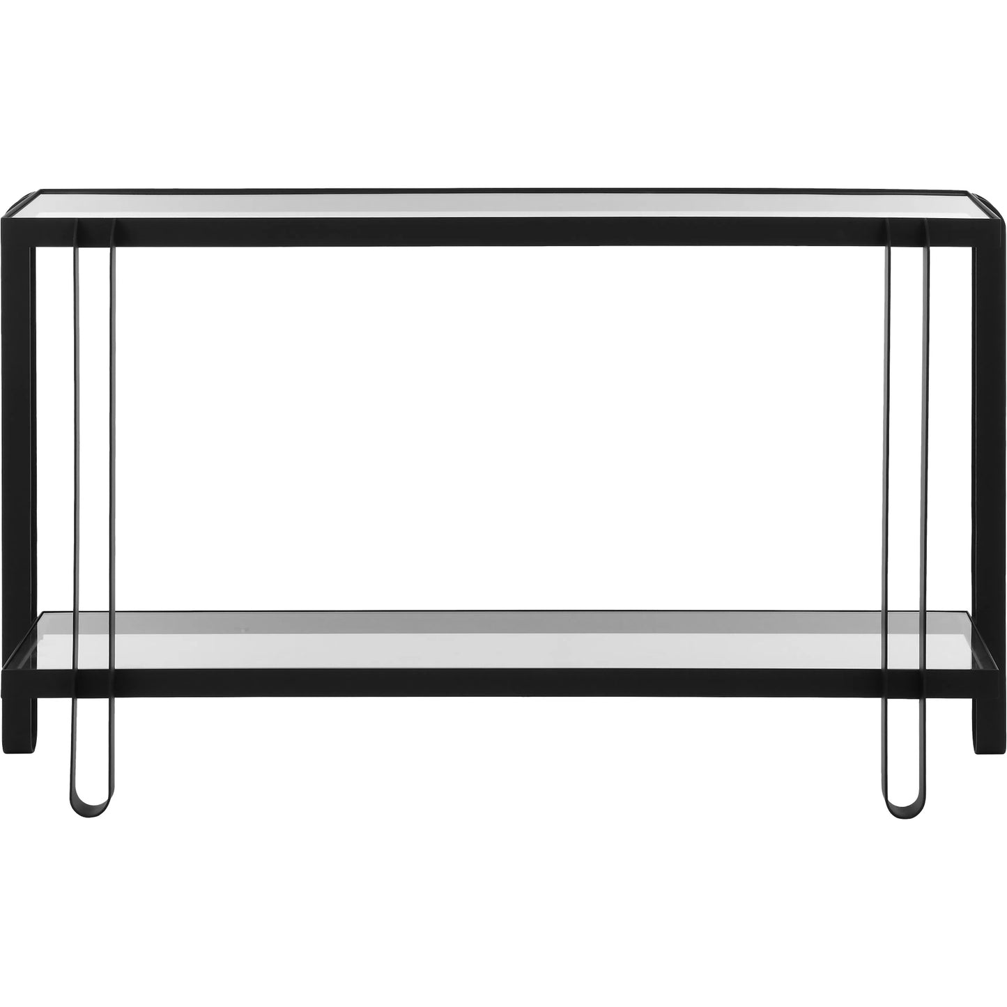 007 SI-2262310 | Unknown | Shadow Console Table by Uttermost in iron. Made from iron, tempered glass in a unique style.