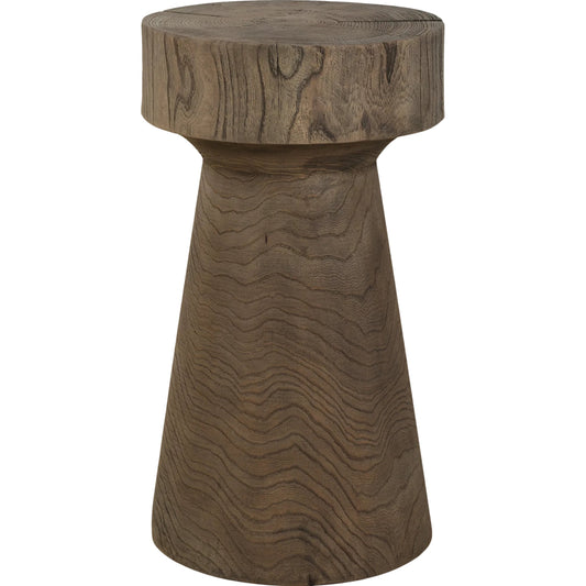 Tree Trails Accent Table by Uttermost in oak. Made from reclaimed oak in a unique style.