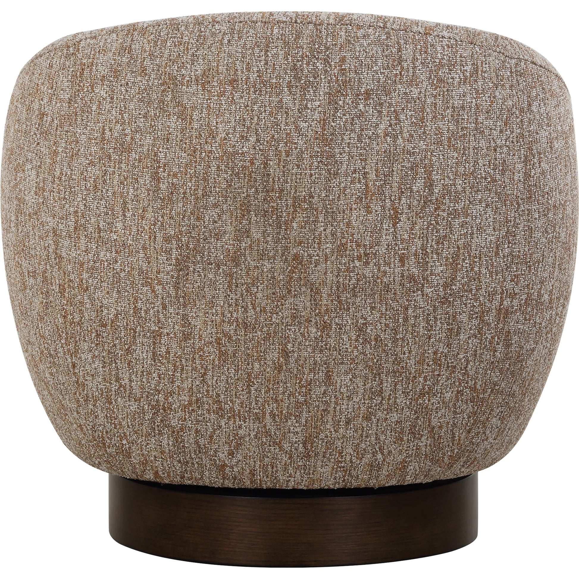 Dunes Fabric Swivel Chair by Uttermost in dark. Made from oak, plywood, foam, fabric in a transitional style.
