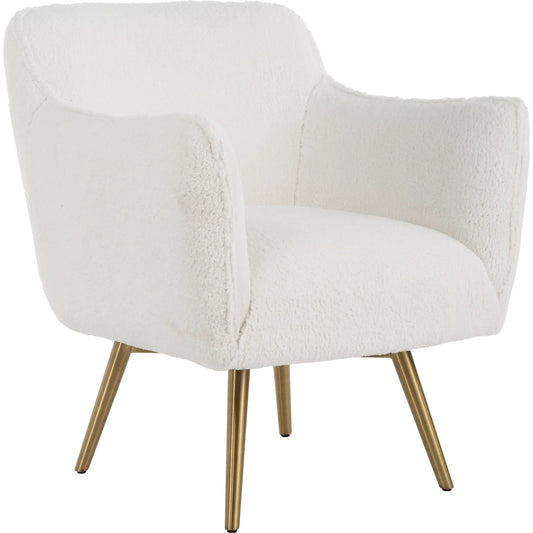 Oasis Swivel Chair by Uttermost in brass. Made from stainless steel, hardwood, plywood, fabric, foam in a unique style.