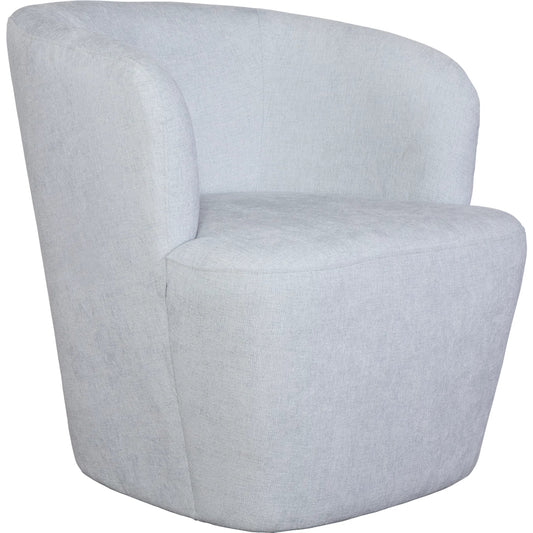 Mist Barrel Swivel Chair by Uttermost in black. Made from rubber wood，plywood，fabric，foam，hardware in a unique style.