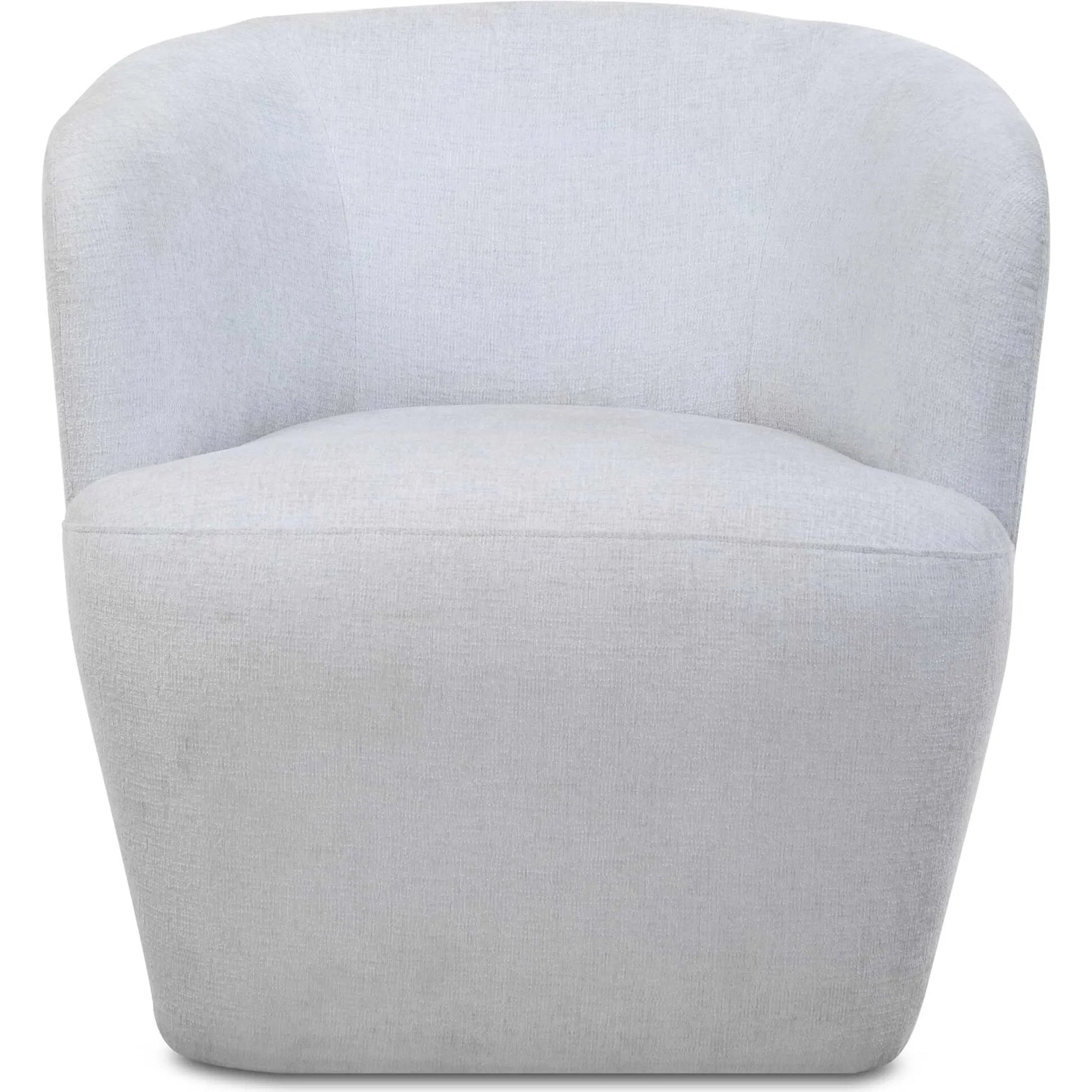 Mist Barrel Swivel Chair by Uttermost in black. Made from rubber wood，plywood，fabric，foam，hardware in a unique style.