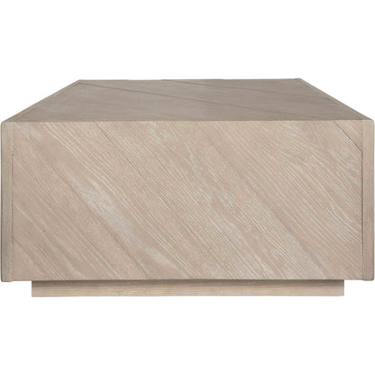 Prism Light Coffee Table by Uttermost in oak. Made from mdf, oak solid wood, oak veneer in a transitional style.