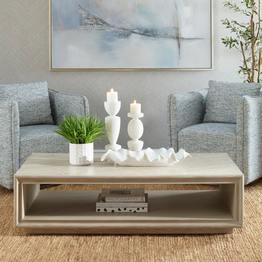 Prism Light Coffee Table by Uttermost in oak. Made from mdf, oak solid wood, oak veneer in a unique style.