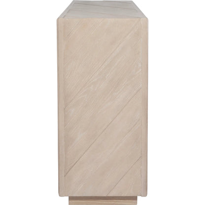 Prism Light Console Table by Uttermost in oak. Made from mdf, oak solid wood, oak veneer in a transitional style.