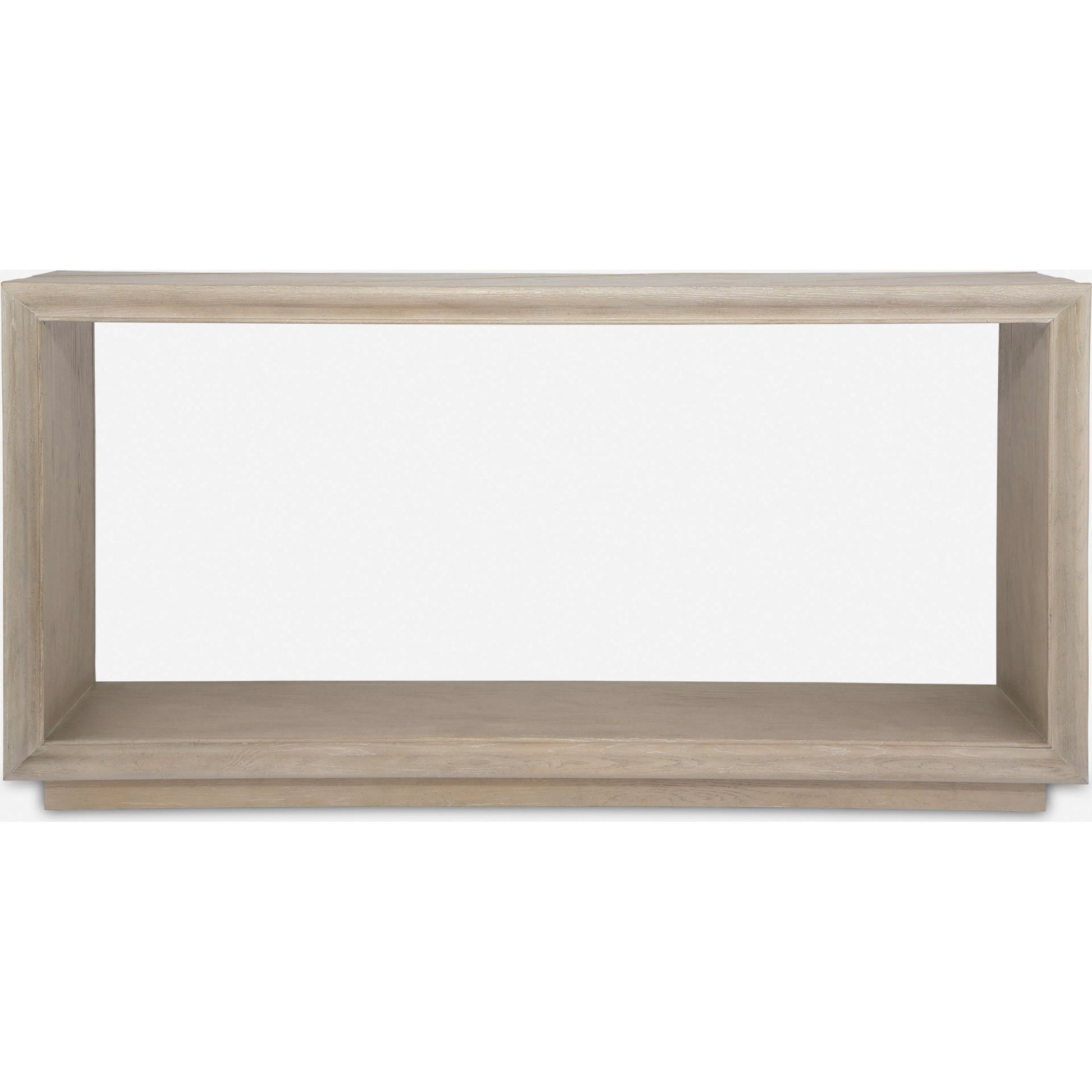Prism Light Console Table by Uttermost in oak. Made from mdf, oak solid wood, oak veneer in a transitional style.