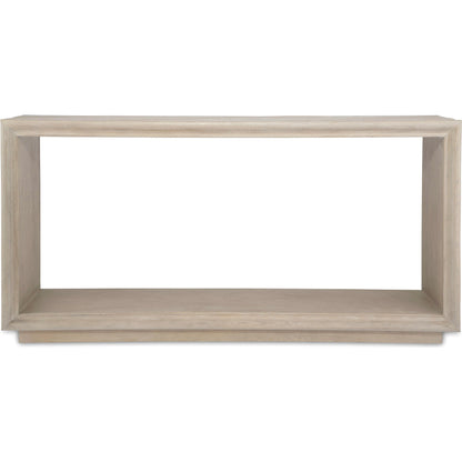 Prism Light Console Table by Uttermost in oak. Made from mdf, oak solid wood, oak veneer in a transitional style.