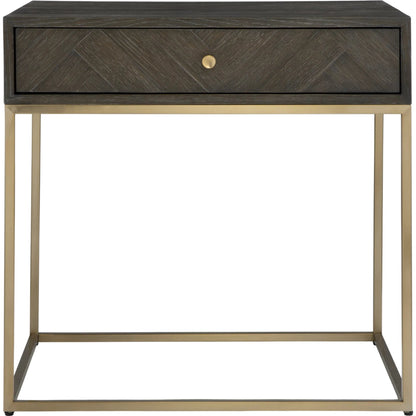 Armistead Side Table by Uttermost in dark. Made from mdf, stainless steel in a unique style.