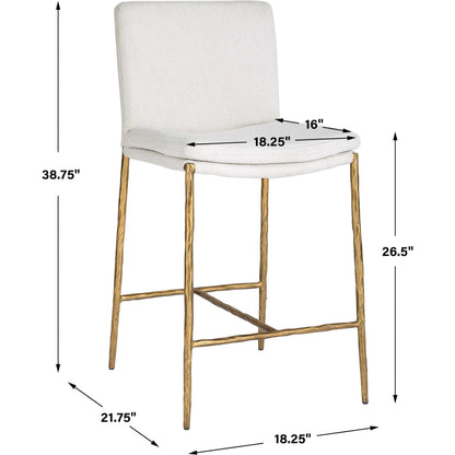 Ascend Counter Stool by Uttermost. Made from unique in a transitional style.