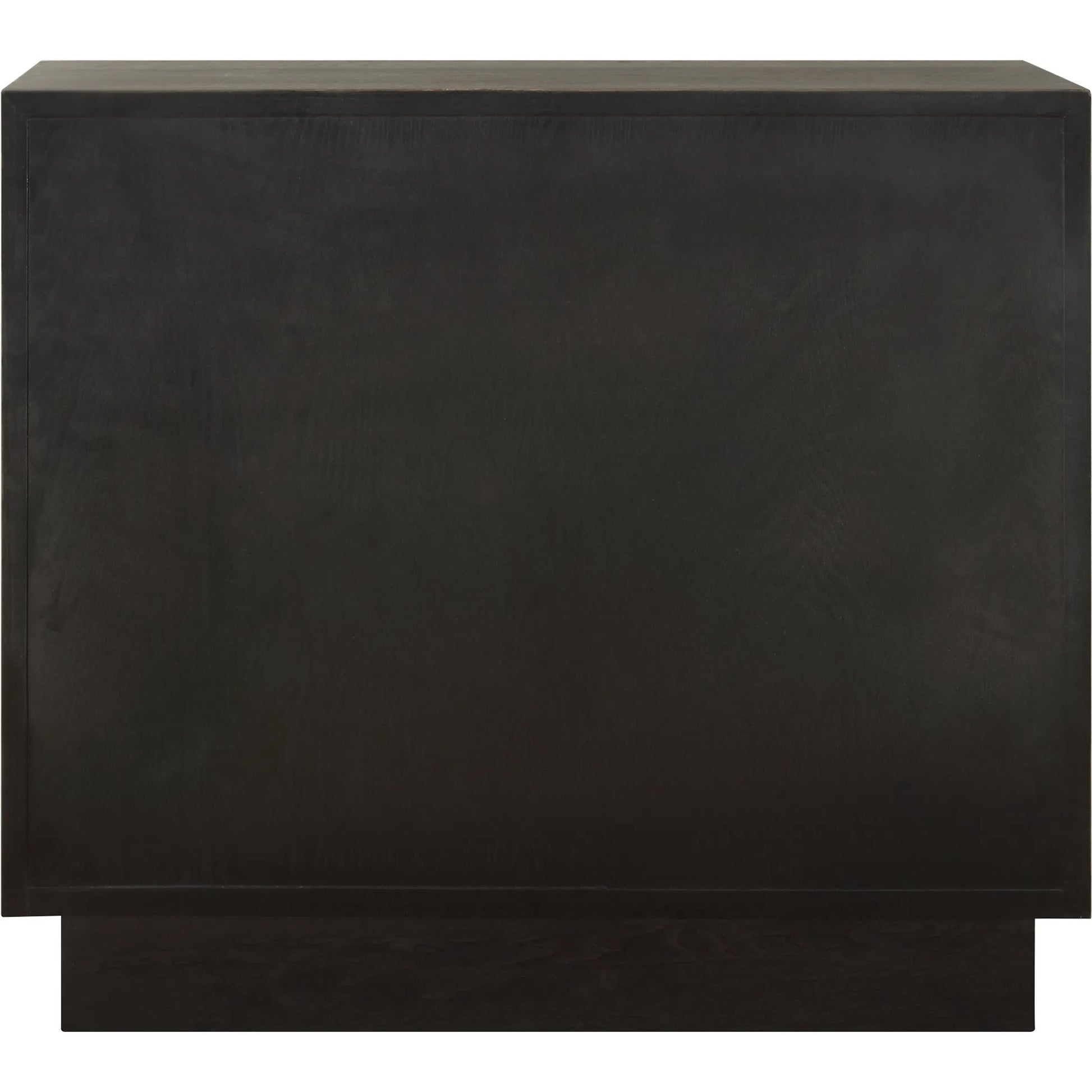 Shelby 2 Door Ebony Stained Cabinet by Uttermost in iron. Made from elm, plywood, elm veneer in a traditional style.