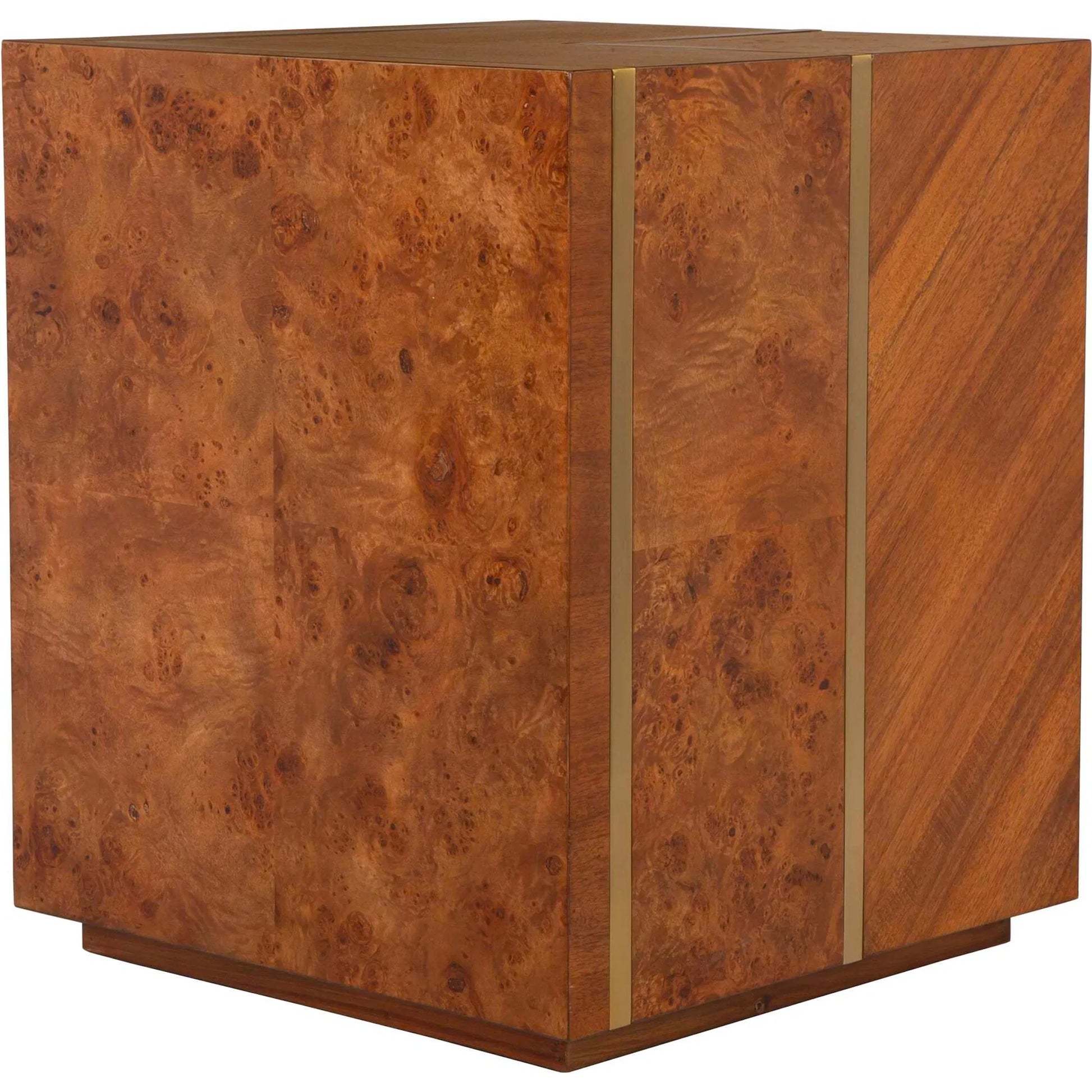 Seven Wonders Side Table by Uttermost in maple. Made from stianless steel, mdf, veneer, solid wood in a modern style.