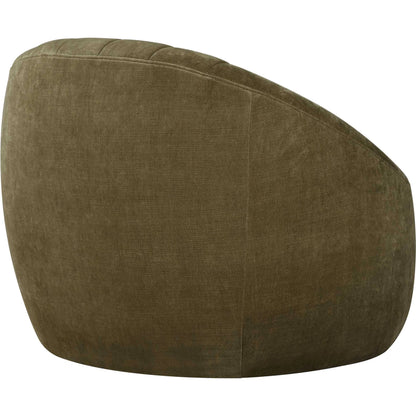 Narrows Moss Swivel Chair by Uttermost in green. Made from fabric, foam, plywood, wood in a eclectic & global style.