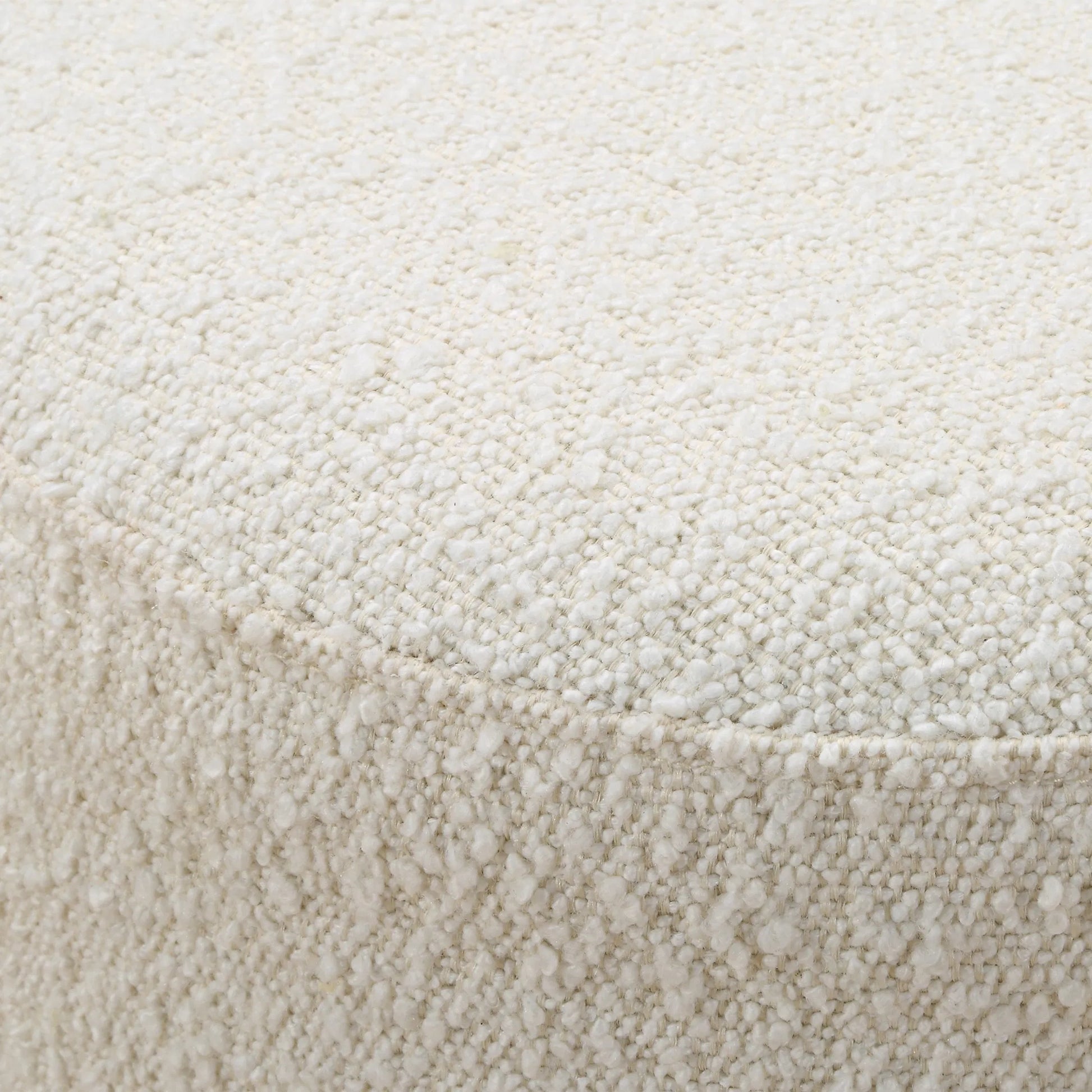 Swirls Poplar Ottoman by Uttermost in ivory. Made from plywood，poplar burl, foam，fabric in a transitional style.