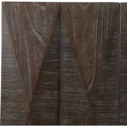 Marico 2-Door Mindi Cabinet by Uttermost in gold. Made from mdf veneer mindi, mindi wood, metal leg in a traditional style.