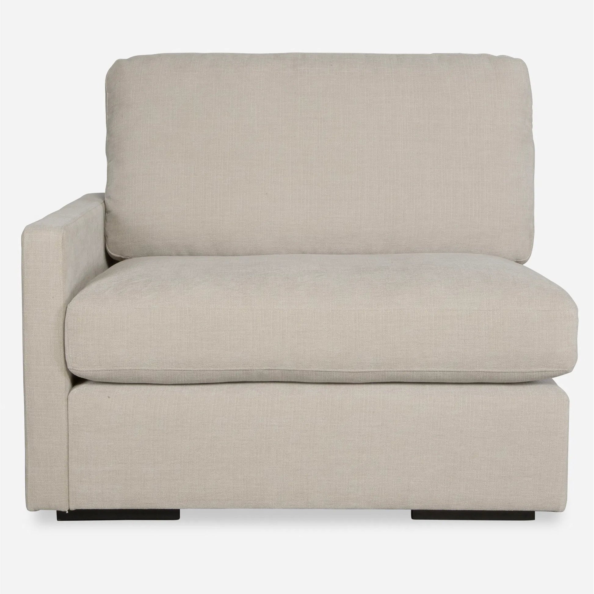 Refuge Left Arm Facing Sofa by Uttermost. Made from rubber wood, plywood, fabric, foam, trillion in a unique style.
