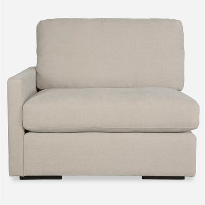 Refuge Left Arm Facing Sofa by Uttermost. Made from rubber wood, plywood, fabric, foam, trillion in a unique style.