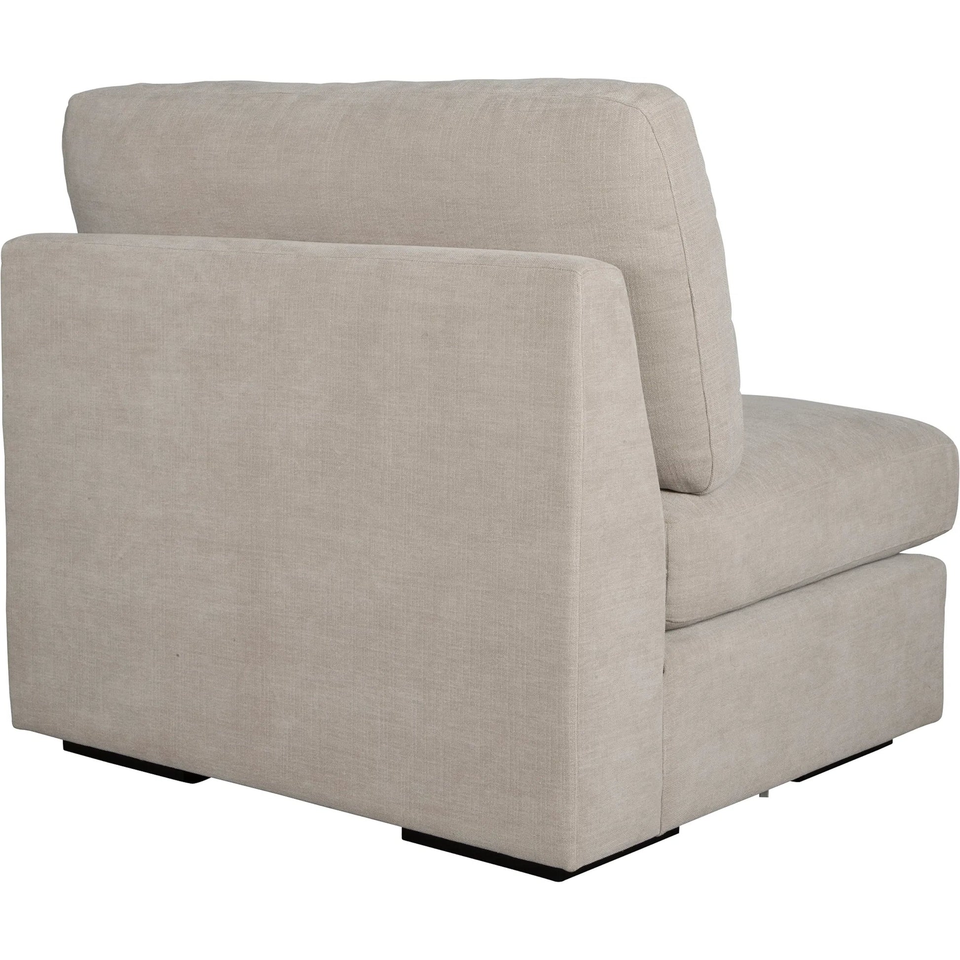 Refuge Armless Sand Sofa by Uttermost. Made from rubber wood, plywood, fabric, foam, trillion in a unique style.