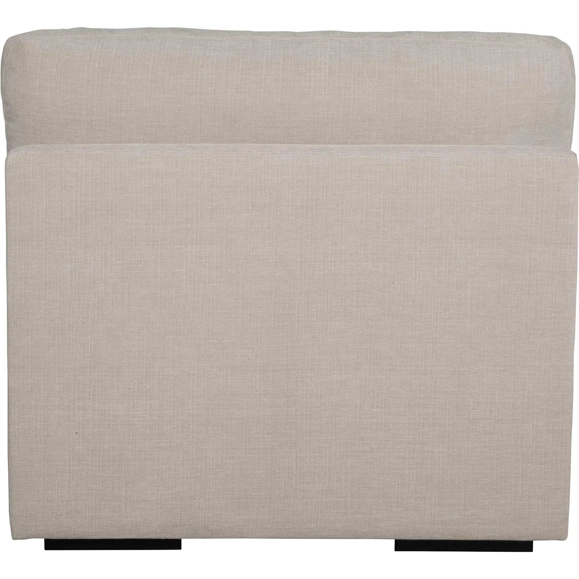 Refuge Armless Sand Sofa by Uttermost. Made from rubber wood, plywood, fabric, foam, trillion in a unique style.