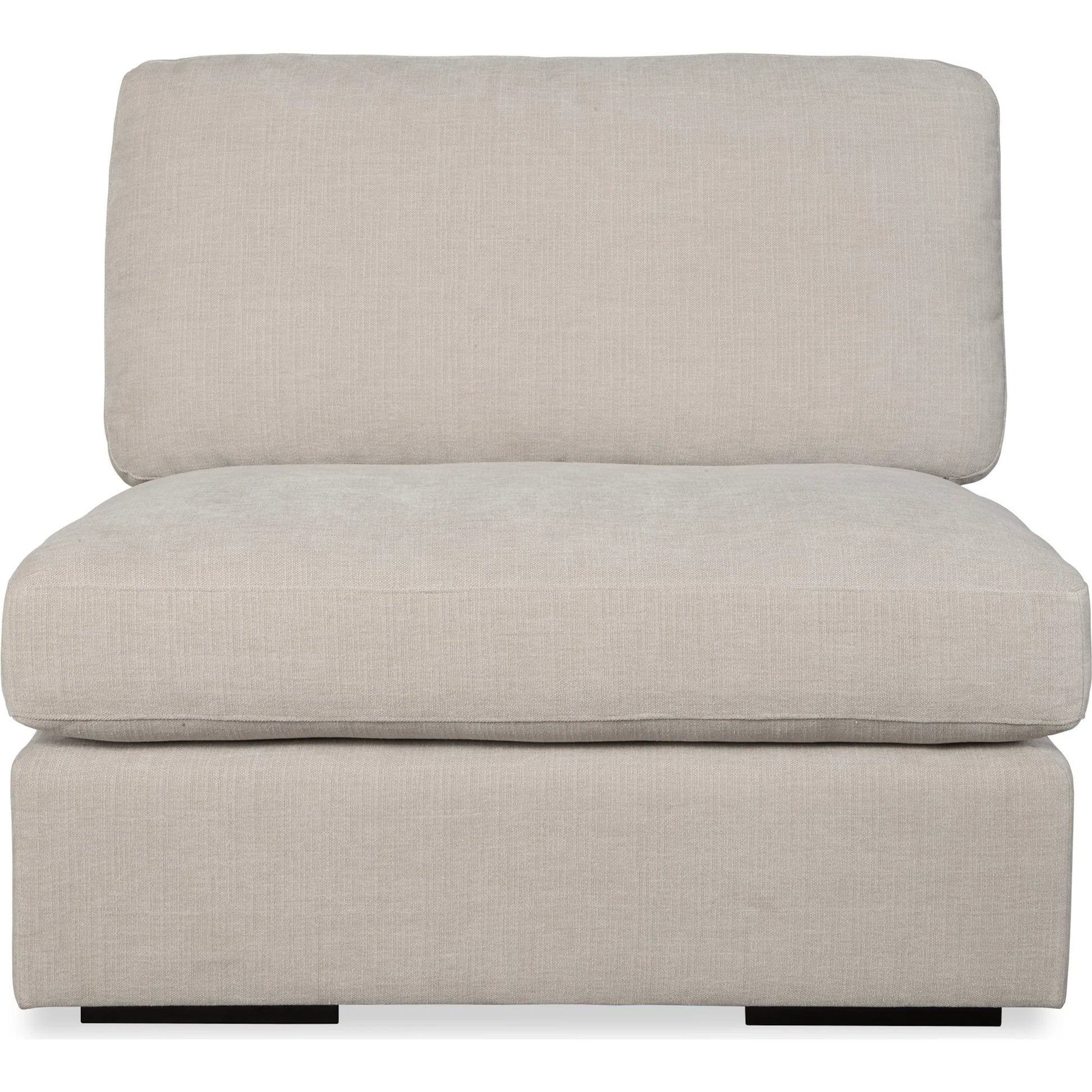Refuge Armless Sand Sofa by Uttermost. Made from rubber wood, plywood, fabric, foam, trillion in a unique style.