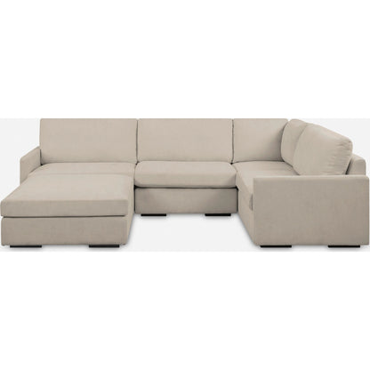 Refuge Armless Sand Sofa by Uttermost. Made from rubber wood, plywood, fabric, foam, trillion in a unique style.