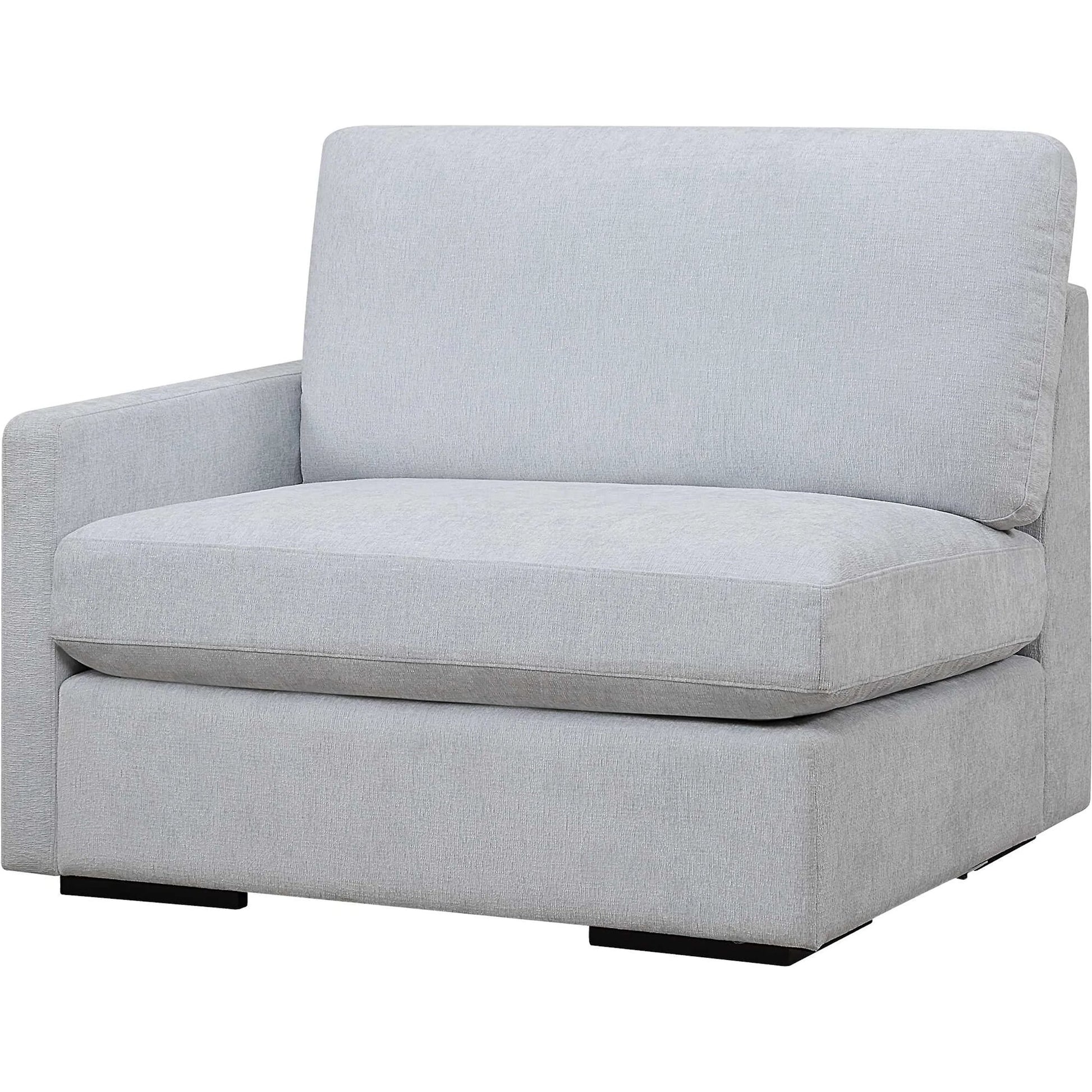Refuge Left Arm Facing Sofa by Uttermost. Made from rubber wood, plywood, fabric, foam, trillion in a unique style.