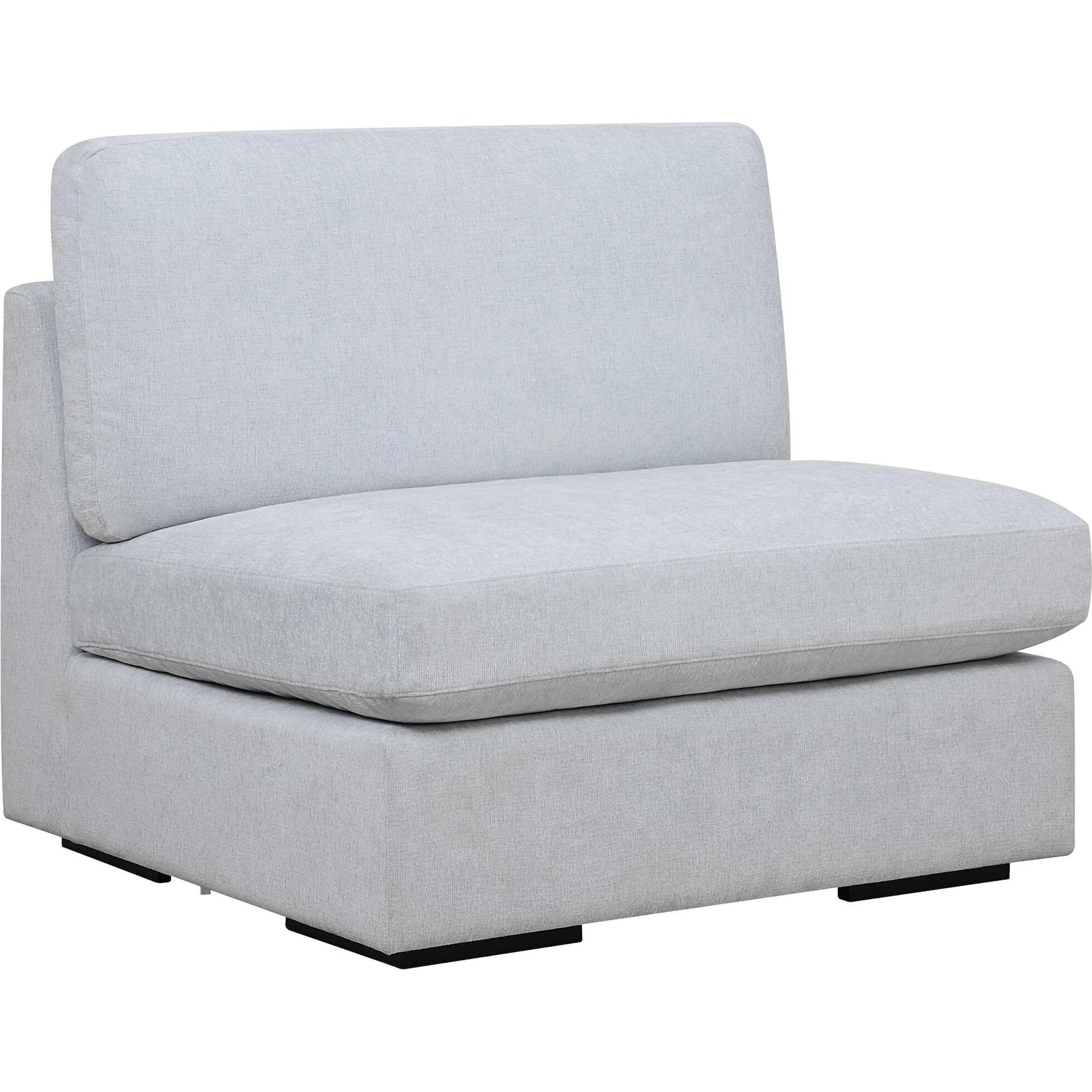 Refuge Armless Sand Sofa by Uttermost. Made from rubber wood, plywood, fabric, foam, trillion in a unique style.