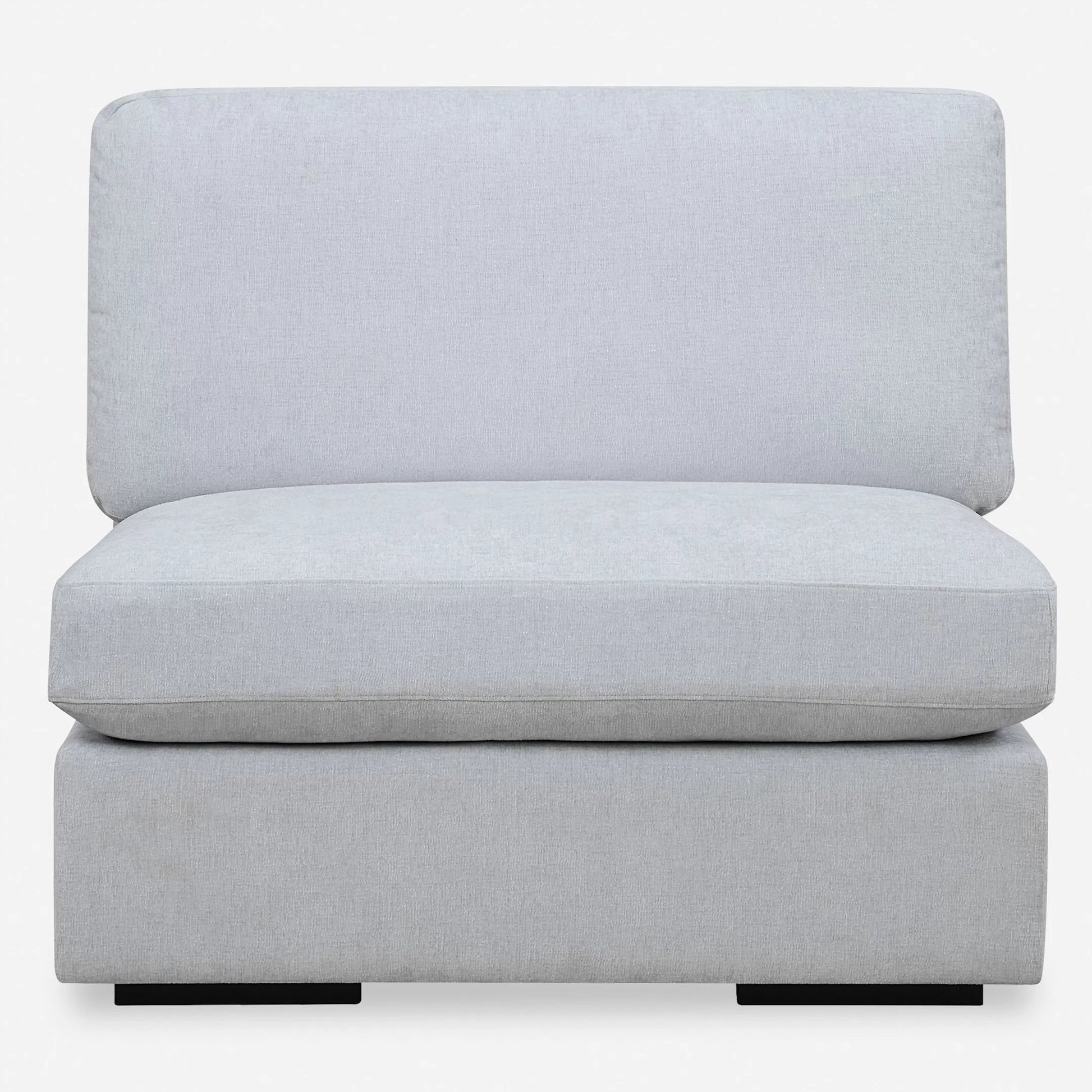 Refuge Armless Sand Sofa by Uttermost. Made from rubber wood, plywood, fabric, foam, trillion in a unique style.